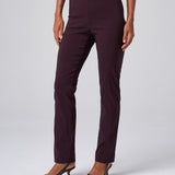 All-Season Tapered Pant in Black Cherry