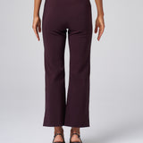 All-Season Kick Flare Pant in Black Cherry