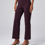 All-Season Kick Flare Pant in Black Cherry