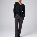 All-Season Cuffed Trouser in Carbon