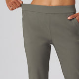 All-Season Cuffed Trouser in Dark Sage