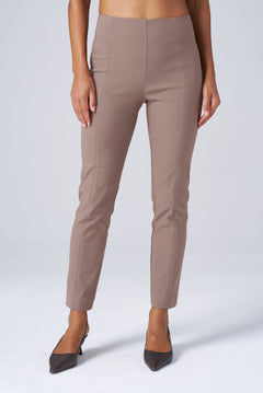 Slim Ankle Magic Pant in Taupe