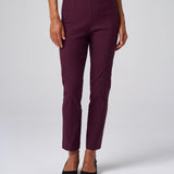 Slim Ankle Magic Pant in Aubergine