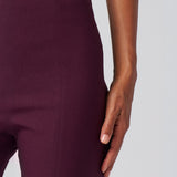 Slim Ankle Magic Pant in Aubergine