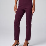 Slim Ankle Magic Pant in Aubergine