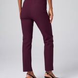 Slim Ankle Magic Pant in Aubergine