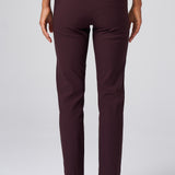 Slim Ankle Magic Pant in Black Cherry