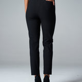 Slim Ankle Magic Pant in Black