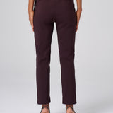 Signature Stretch Greenwich Ankle Pant in Black Cherry