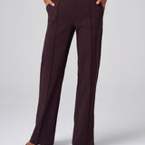 Signature Stretch Wilshire Pant in Black Cherry
