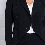 Pebble Crepe Power Jacket