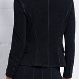 Pebble Crepe Power Jacket