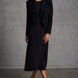 Pebble Crepe Power Jacket