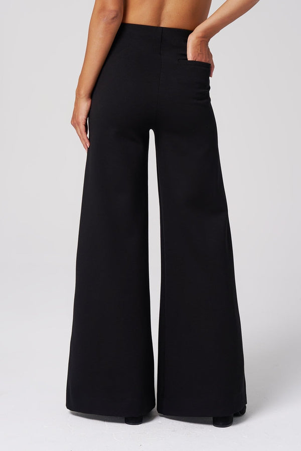 Ponte Wide Leg Women's Pants, Perfect Ponte