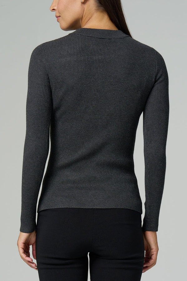 Tops - Perfect Ribbed Mock Neck