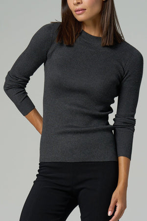 Tops - Perfect Ribbed Mock Neck