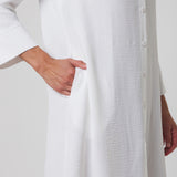 Lido Shirt Dress in Ivory