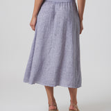Slate Linen Skirt