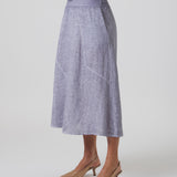 Slate Linen Skirt
