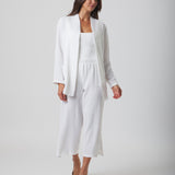 Lido Open-Front Jacket in Ivory