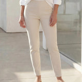Slim Ankle Magic Pant in Bisque