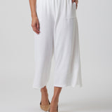 Lido Side Slit Pant in Ivory