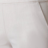 Mayfair Wide Leg Pant in Oat Stripe