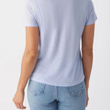 Slub Jersey Icon Crew Tee in Haze