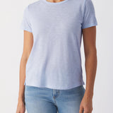 Slub Jersey Icon Crew Tee in Haze