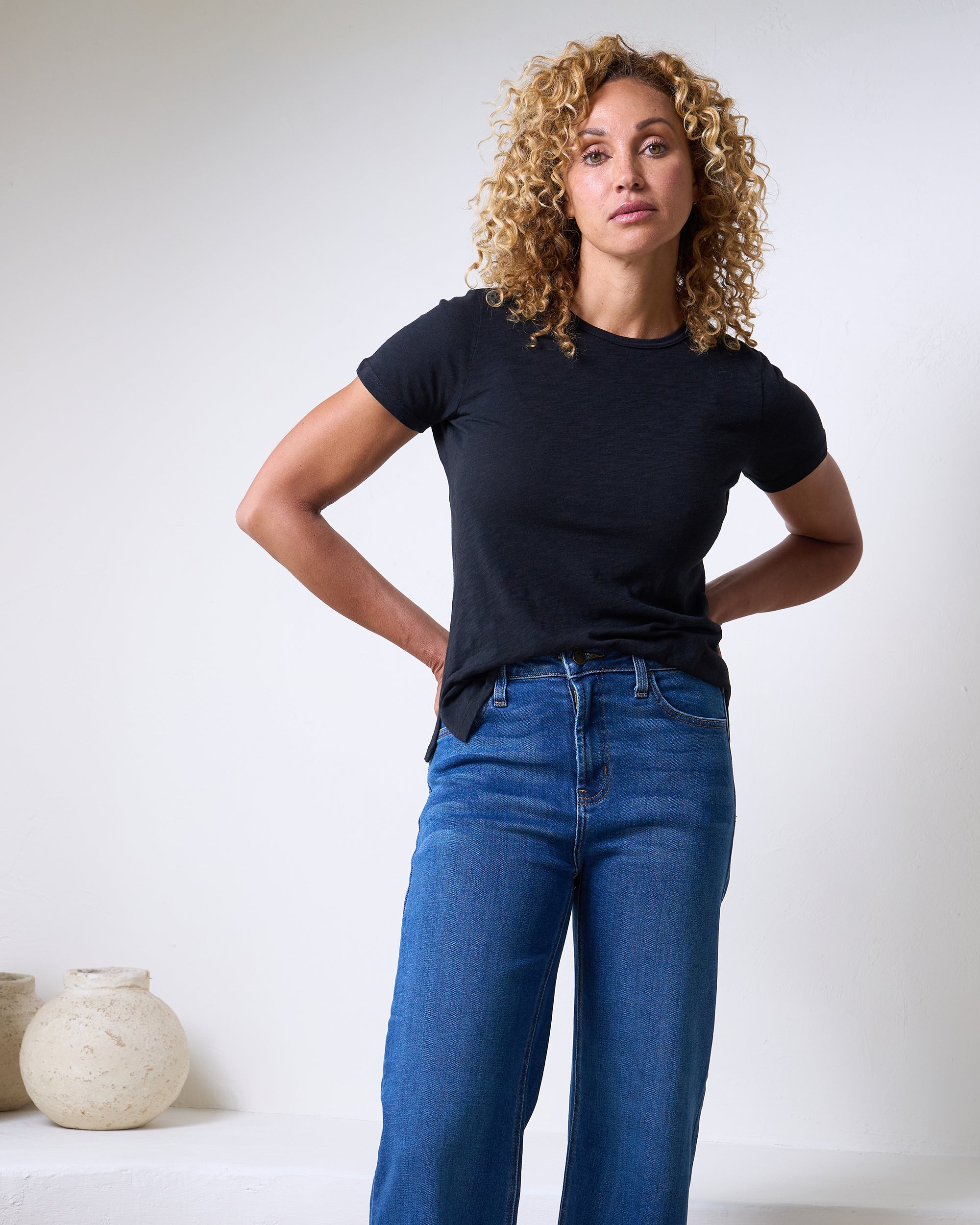 Slub Jersey Icon Crew Tee