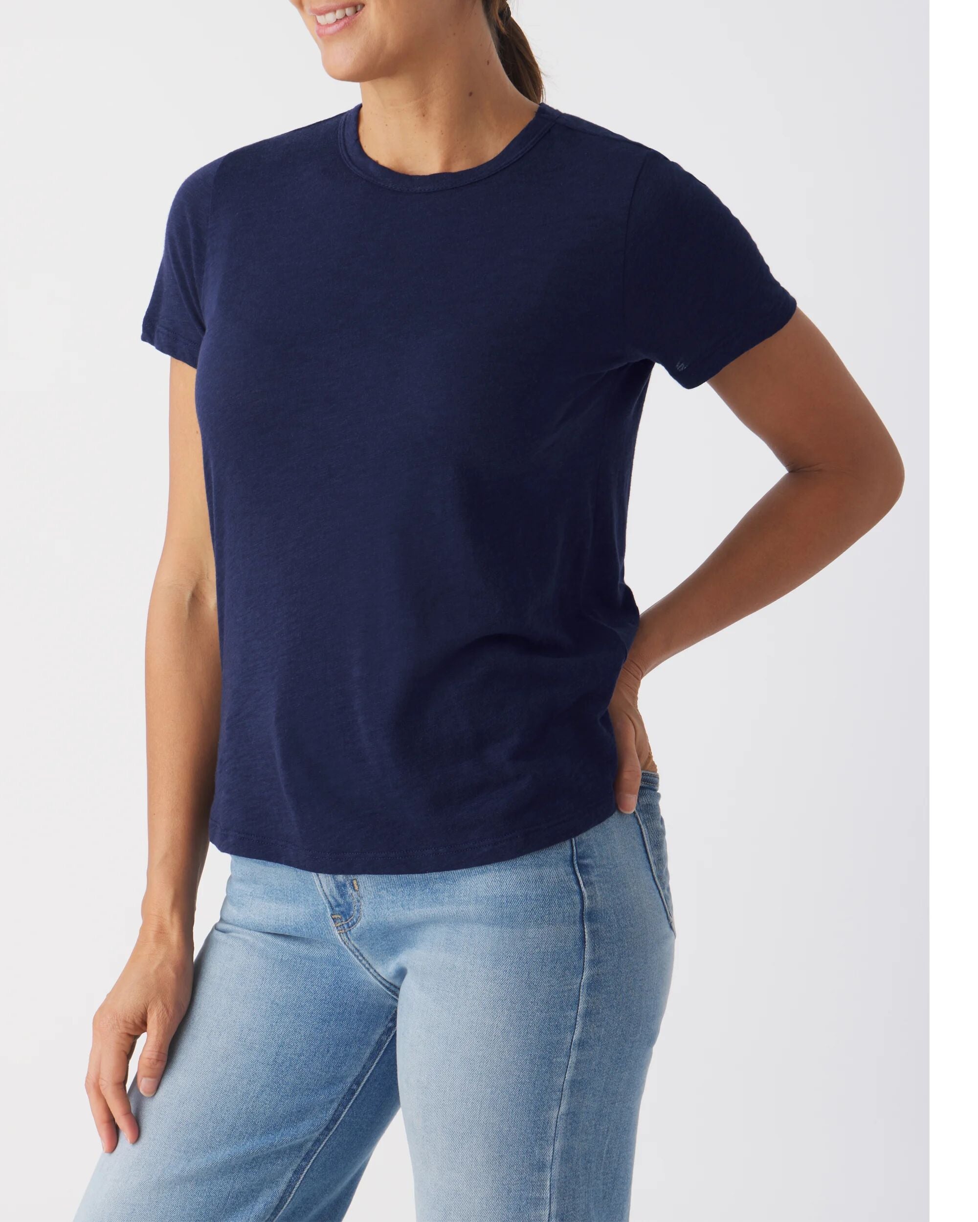 Slub Jersey Icon Crew Tee