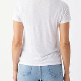 Slub Jersey Icon Crew Tee in White
