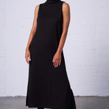 Sleeveless Mock Neck Dress
