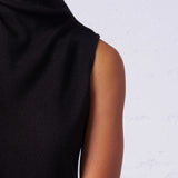 Sleeveless Mock Neck Dress