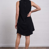 Sleeveless Shirt Dress