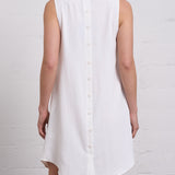 Sleeveless Shirt Dress