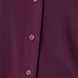 Katherine Buttondown in Aubergine