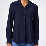Katherine Buttondown in Navy