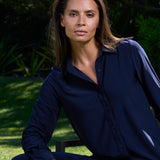 Katherine Buttondown in Navy