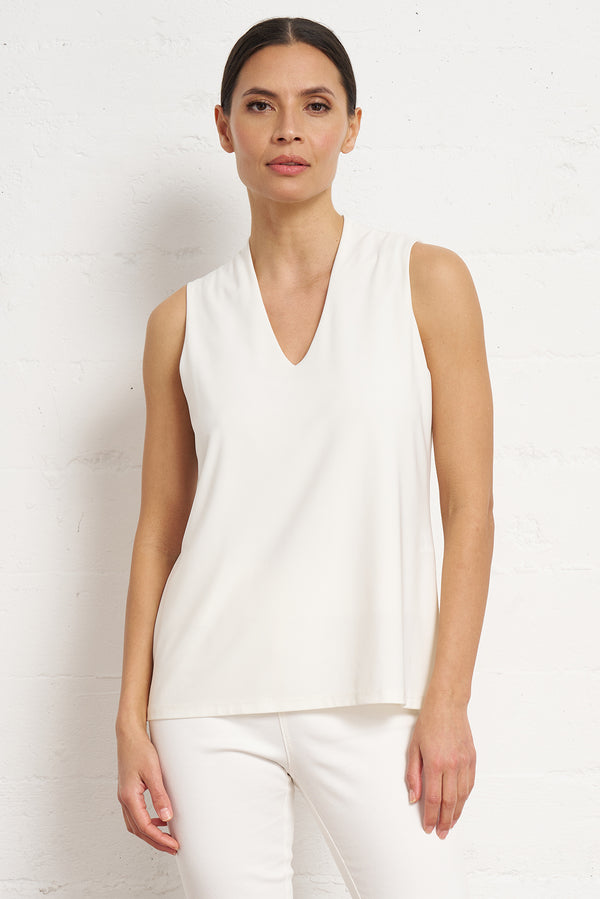 Essential Sleeveless V-Neck