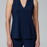 Luxe Stretch Sleeveless V-Neck
