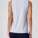 Luxe Stretch Sleeveless V-Neck in Mist