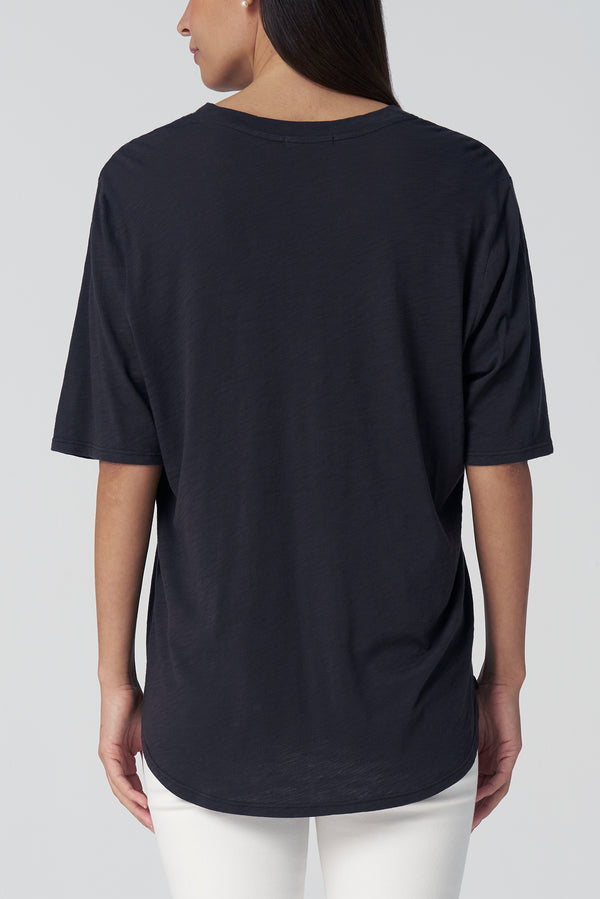 Slub Jersey V-Neck Tee