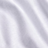 Slub Jersey V-Neck Elbow Sleeve Tee in White