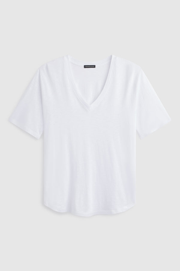 Slub Jersey V-Neck Tee