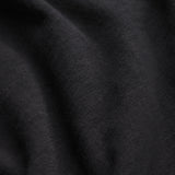 Slub Jersey V-Neck Elbow Sleeve Tee Duo: Black + White
