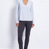 Luxe Stretch Long Sleeve V-Neck