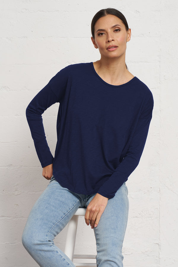 Slub Jersey Relaxed Tee