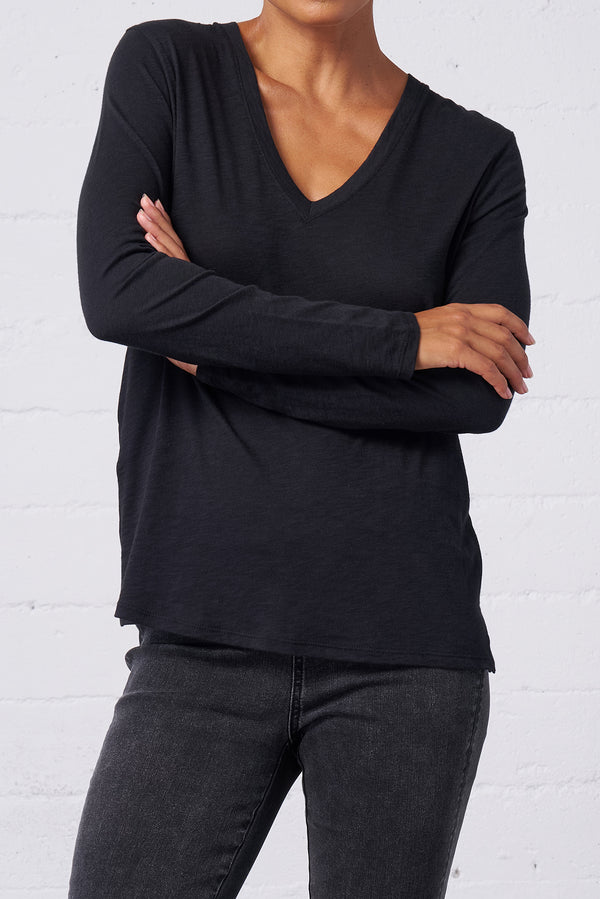 Slub Jersey Long Sleeve Tee