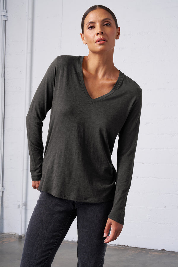 Slub Jersey Long Sleeve Tee